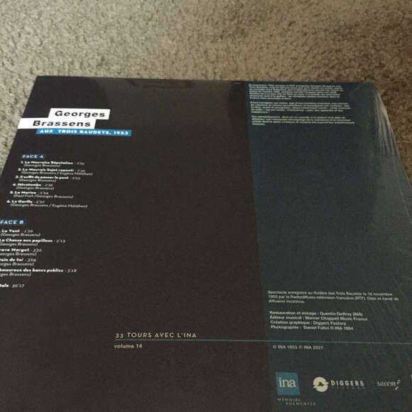 Georges Brassens – Aux Trois Baudets, 1953 Vinyl  Lp - Picture 2 of 2